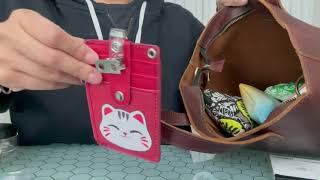 ASMR Switching my Purse (no talking)