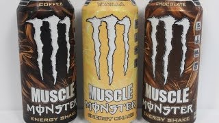 Information MONSTER ENERGY MUSCLE PROTEIN DRINK REVIEW and ADDICTION Update