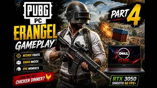 🔥 PUBG PC Erangel Gameplay | Intense Squad Match & Epic Fights | Dell G15 RTX 3050