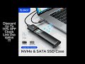 ORICO M2 SSD Enclosure NVMe 10Gbps PCIe SSD Box for M.2 NVMe NGFF SATA SSD Disk Tool Free M.2 SSD Ca