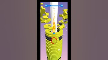 Stack Ball Level 281 Complete In 12 Second #stackball #shorts