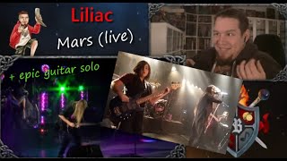 reaction | LILIAC - MARS  (Live in Cumming, GA 2019) | with great guitar solo