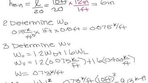 Reinforced Concrete: Slab Design