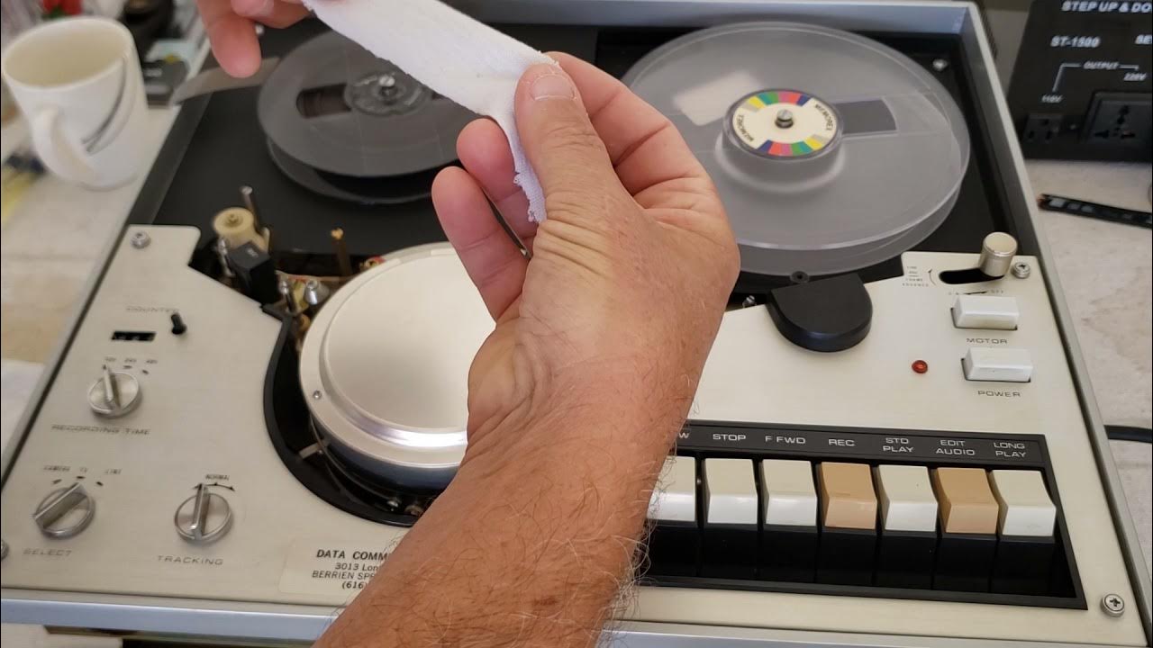 Reel to Reel Video How to Clean Tape After Baking YouTube