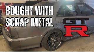 I Bought a Nissan Skyline R34 with Scrap Metal