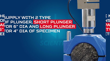 Automatic Marshall Stability Compression Tester 50kN Specification