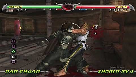mortal kombat deception raiden combo