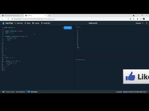 Aula 11 - While e Do While Loop em Dart - Curso de Flutter e Dart