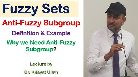 Fuzzy Sets | Anti Fuzzy Subgroup | Definition & Motivation with Examples