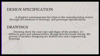 DESIGN SPECIFICATION