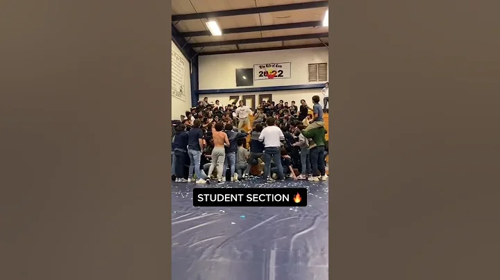 Student section is HYPE 🔥 #shorts