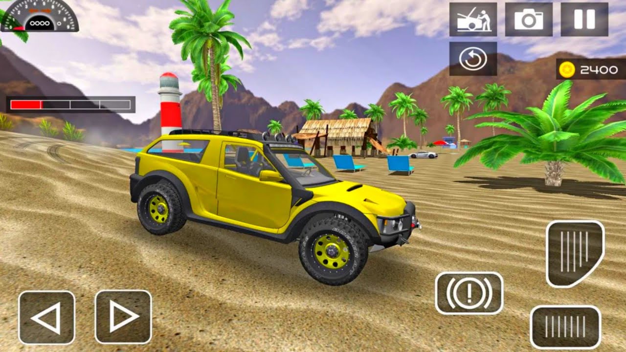4×4 Off-Road Prado Jeep Chasing and Driving Simulator - Android Gameplay.