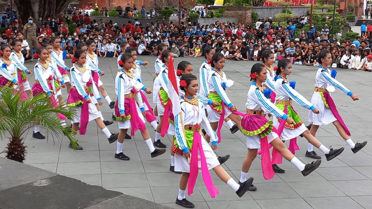 Yel Yel Lomba Gerak Jalan Indah Seru dan Unik SMP NEGERI 3 TAMPAKSIRING Kota Gianyar 2022
