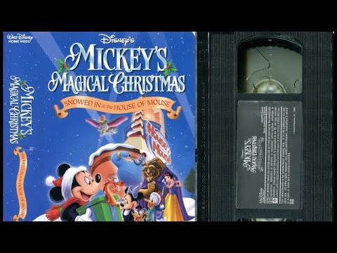 My VHS Opening on Mickey magical Christmas Snowed in the house of mouse￼