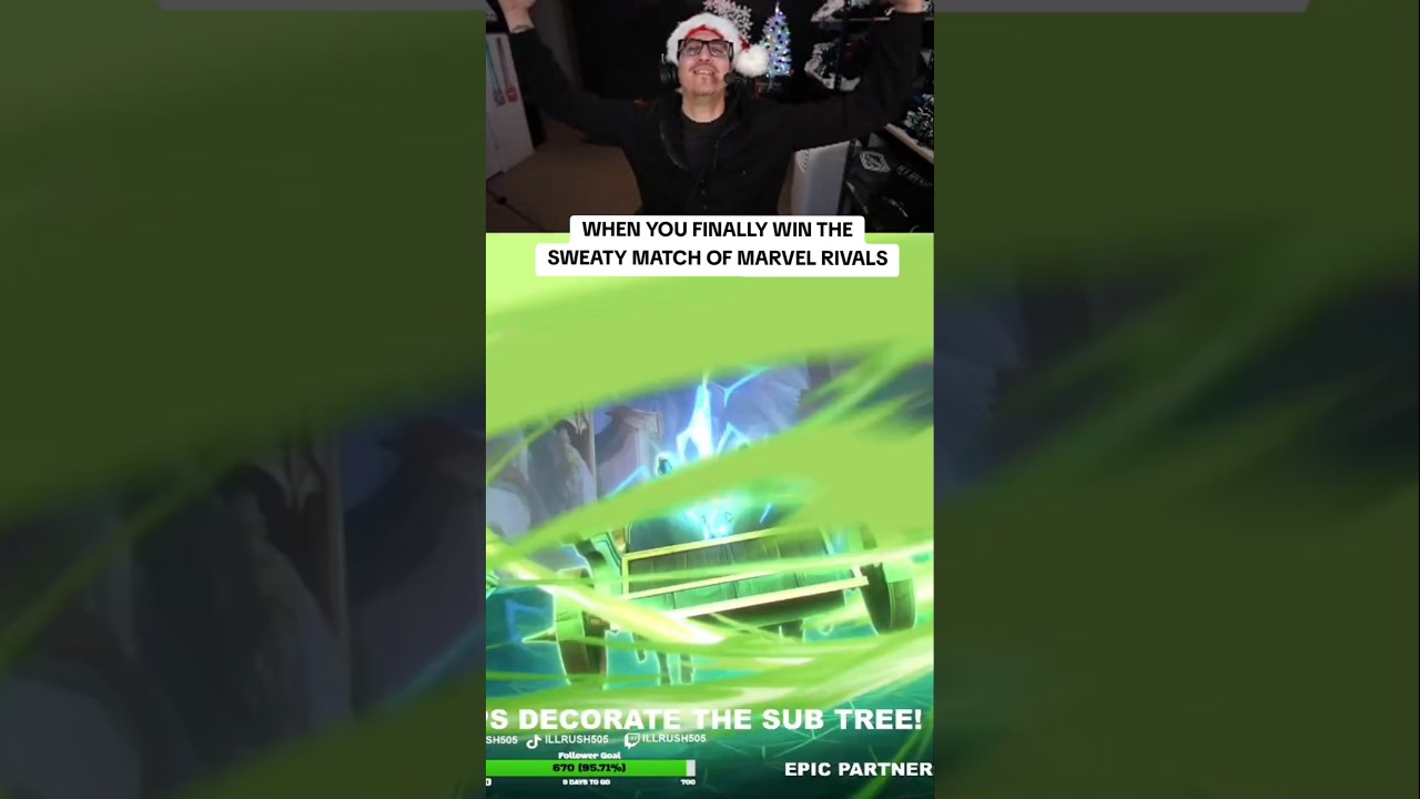 When you finally win the sweaty match of Marvel Rivals