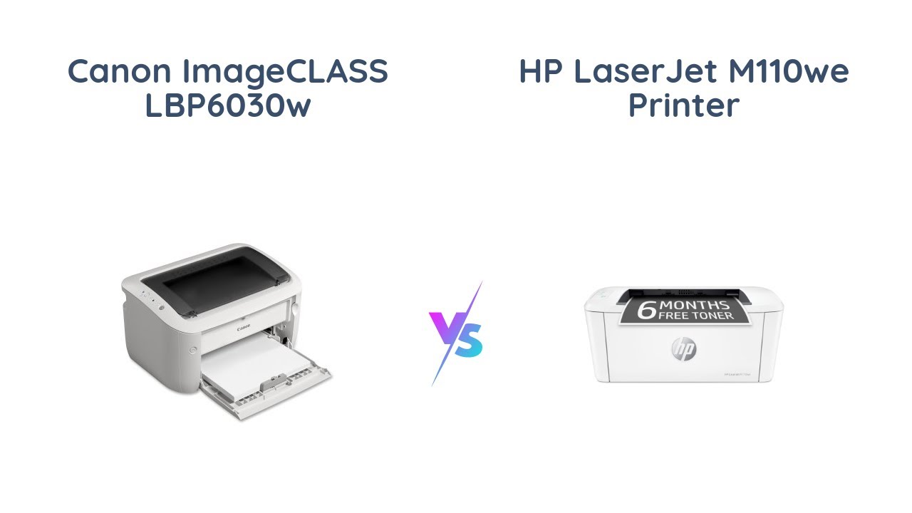 Canon vs HP Laser Printer Comparison YouTube