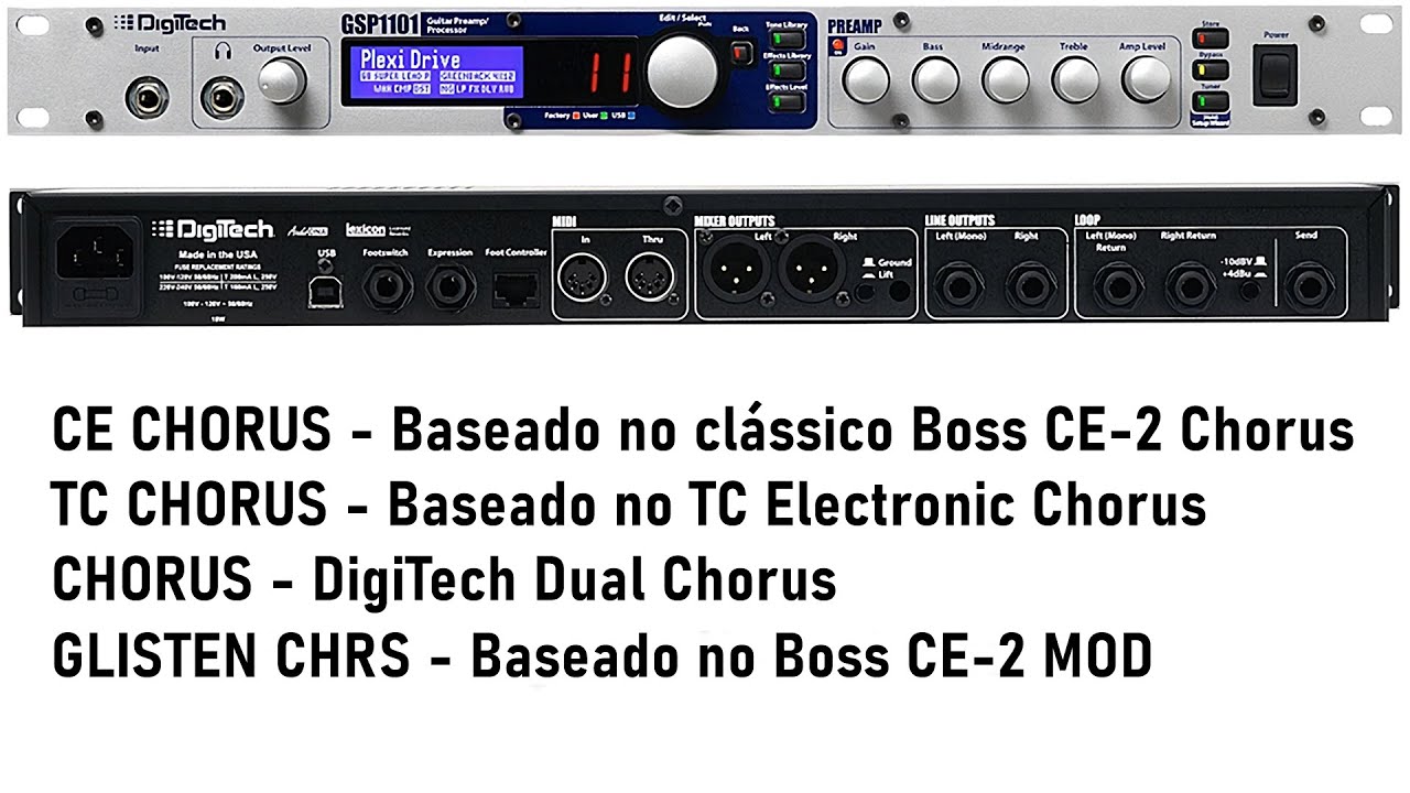 DIGITECH GSP 1101 - CHORUS