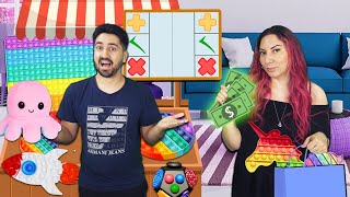 TRANSFORMAMOS NOSSA SALA EM LOJA E TROCA DE FIDGET TOYS | Gabriel e Shirley 2.0