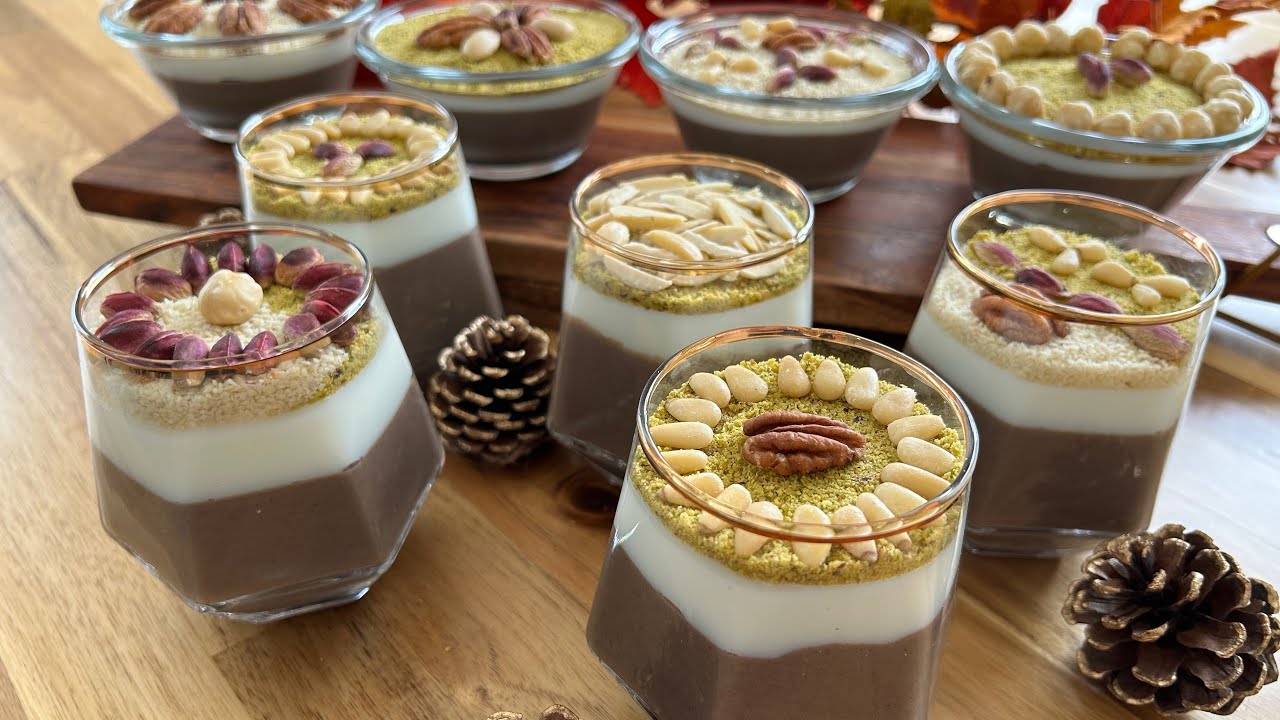 عصيدة زقوقو التونسية بطريقة بسيطة مع كريمة بدون بيض assida zgougou tunisienne