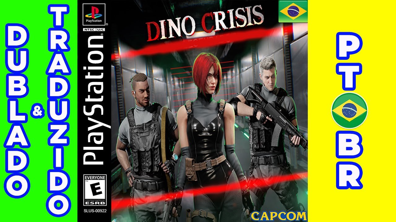 Dino Crisis 1 - PS1- PSONE - FULL HD - Português PT-BR 