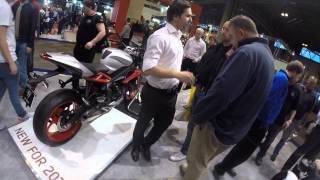 Triumph At Motorcycle Live show NEC 2014 nov 22nd