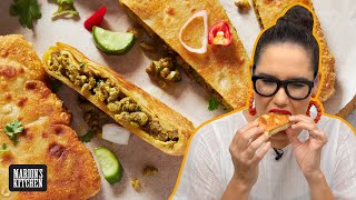 The Asian street food pastry you NEED to try... Homemade Beef Murtabak | Marion