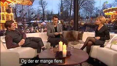 Robbie Williams au Danemark - TV2 Interview ( extrait )