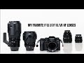 My Favorite Fujifilm XF Lenses