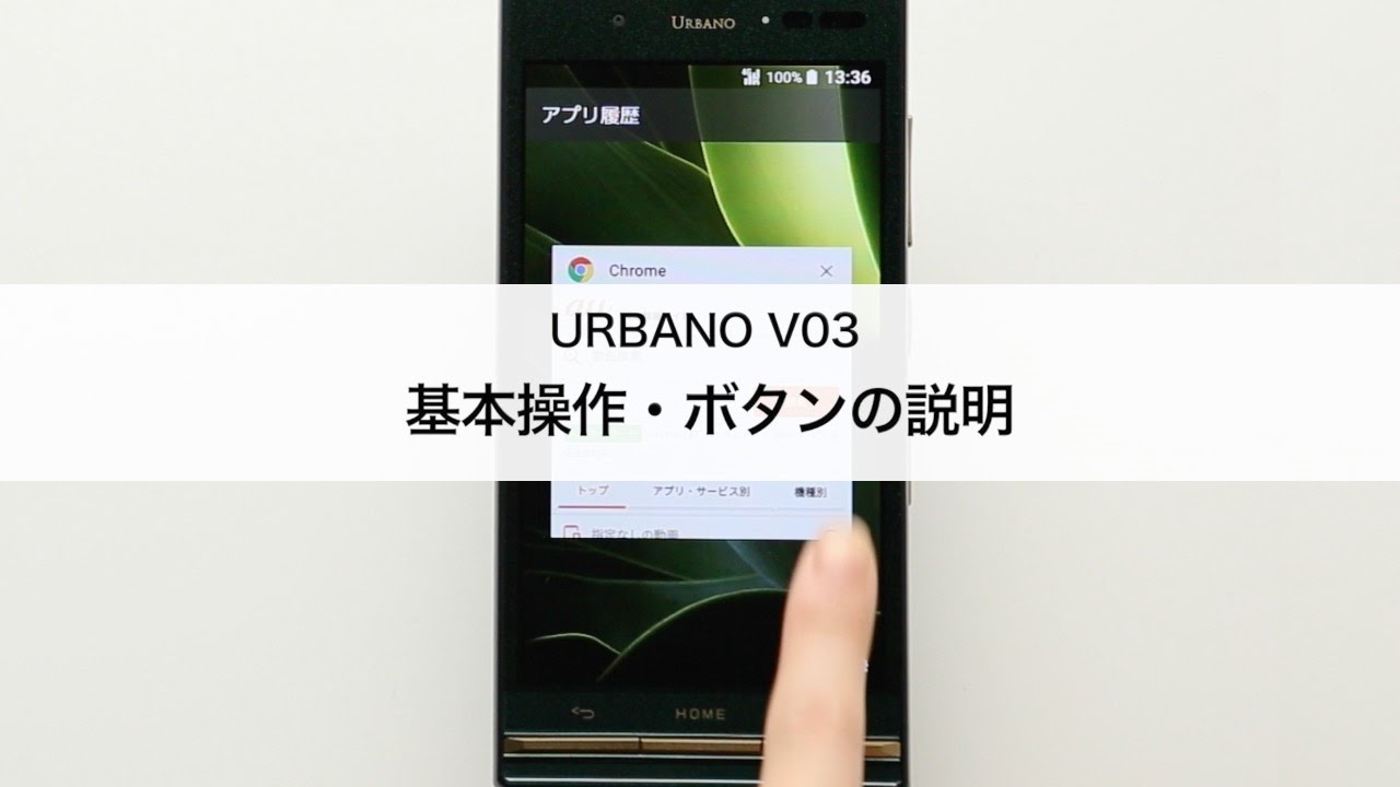 Urbano V03 スマホデビューをしてみよう Youtube