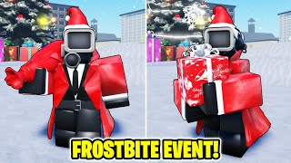 How to get FROSTBITE EVENT BADGE + SANTA CAMERAMAN in ULTIMATE SKIBIDI TOILET ROLEPLAY 2 (ROBLOX)