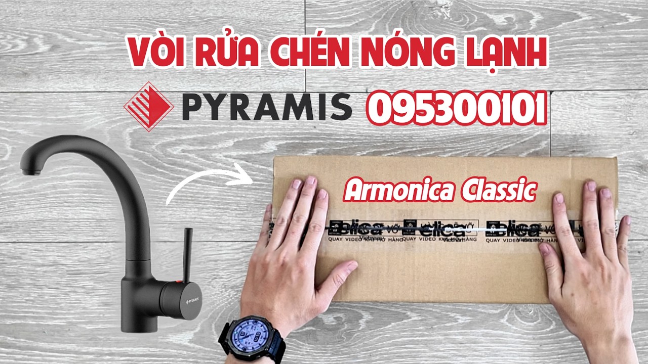 Vòi rửa chén bát PYRAMIS Armonica Classic Carbon (095300101)