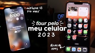 TOUR PELO MEU CELULAR | apps de produtividade, organização... 2023 aesthetic