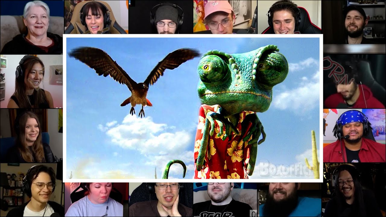 Rango vs Hawk | Reaction Mashup | Rango : 2011 | #rango