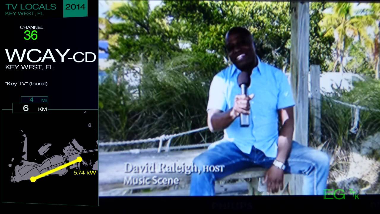 Local TV Bandscan for Key West (2014)