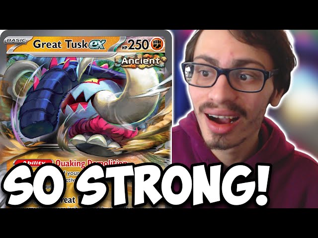Great Tusk ex Is One Of The STRONGEST ex Cards! W/Garchomp ex & Path! PTCGL  - YouTube