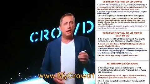 Cách nhận miễn phí gói 99$ Crowd 1,đừng để mất nhé.
