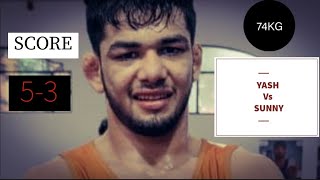 Yash Vs Sunny 74Kg Olympic Qualification Trial Date- 10032024