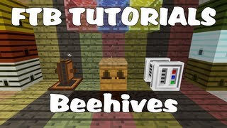 Feed The Beast Tutorials - Beehives & Scoop