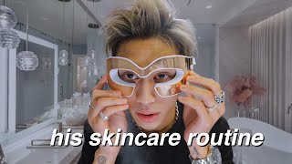 boyfriend’s EXTRA skincare routine | VLOGMAS DAY 8