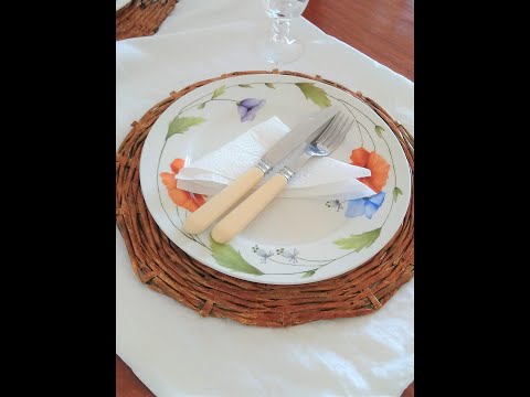 🎬 Video relacionado con platos de mimbre