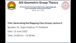 Generating the Mapping Class Group - Lecture 3