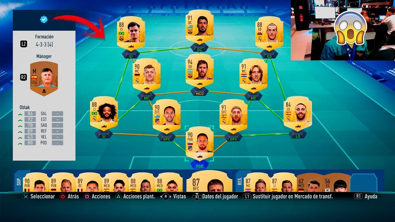 EL MEJOR DE LA LIGA SANTANDER FIFA 19 ULTIMATE TEAM!! - YouTube