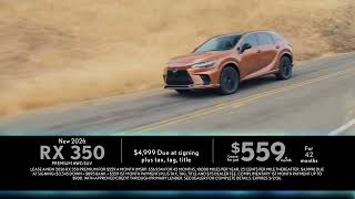 New 2026 Lexus RX 350 Premium AWD SUV February 2026 Lease Offer