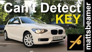 My BMW Can’t Detect it’s key. Won’t Start. Easy Fix. F10 F20 F30