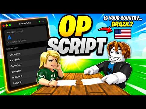 AUTO GUESSER GUESS MY COUNTRY SCRIPT ROBLOX