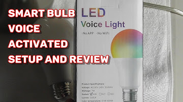 VOICE Activated Smart Light Bulb by EseeSmart - Setup and Review