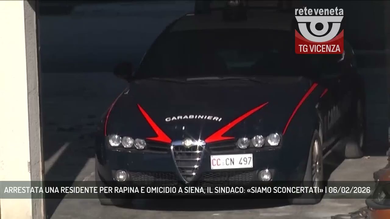 ARRESTATA UNA RESIDENTE PER RAPINA E OMICIDIO A SIENA, IL SINDACO: «SIAMO SCONCERTATI» | 06/02/2026