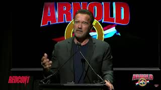 Arnold Schwarzenegger emotional speech! Dedicating a new trophy to Franco Columbu!