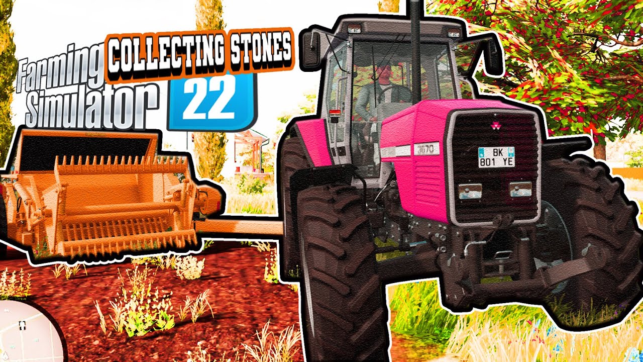 PLOWING AND COLLECTING STONES - Career Farm - Farming Simulator 22