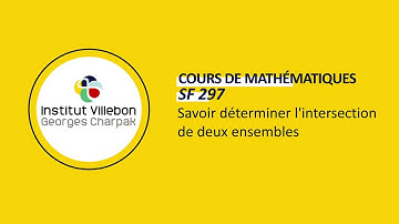 SF297 Savoir déterminer l